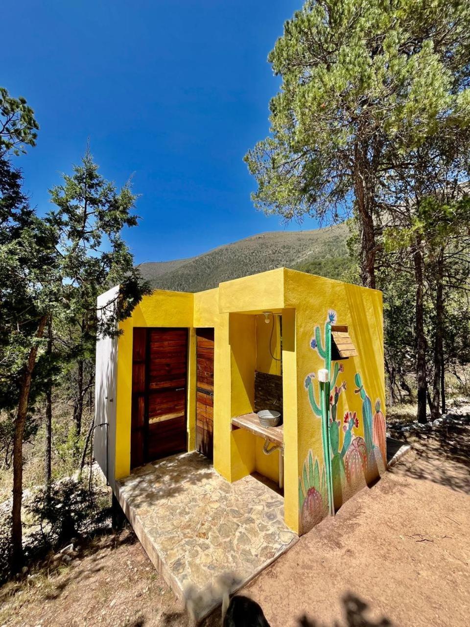 Camping En La Sierra De Arteaga Los Lirios ภายนอก รูปภาพ